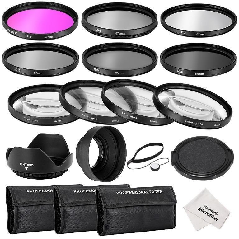 Orange Blue Neutral Density ND4 Red Purple Green Pink Brown Yellow Lens Filter Kit Filter Lens Cleaning Cloth K&F Concept® 9pcs 67mm Graduated Color Filter Set for CANON Rebel T5i T4i T3i T2i EOS 700D 650D 600D 550D 70D 18-135MM Zoom Lens Includes