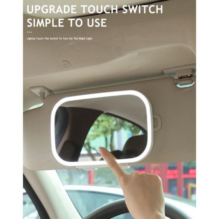 Sun visor mirror with light hot sale