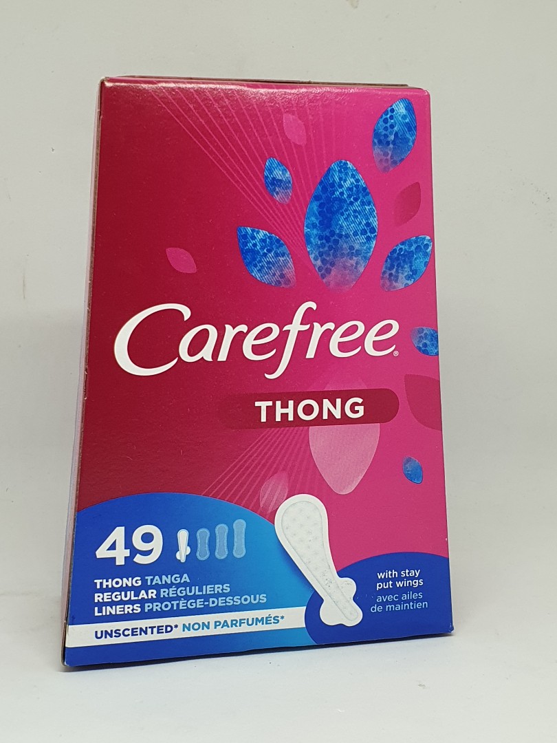 Carefree Thong Pantyliner, Beauty & Personal Care, Sanitary Hygiene on