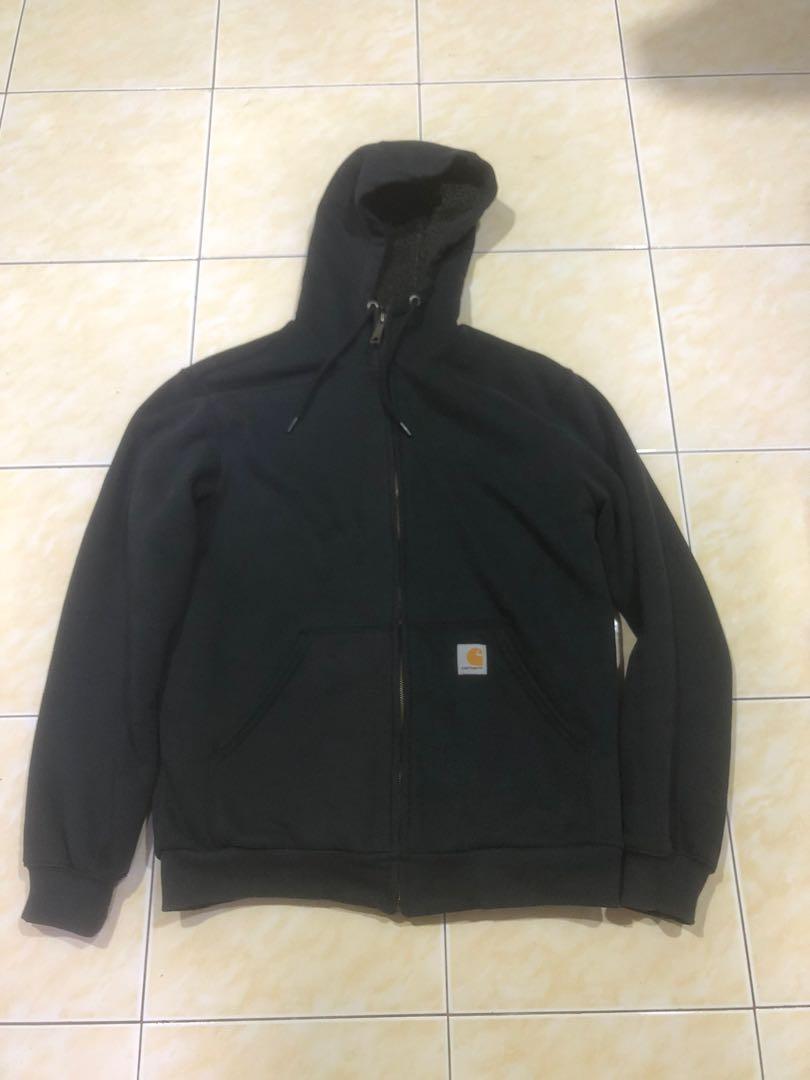 Carhartt Fur Hoodie, Men's Fashion 