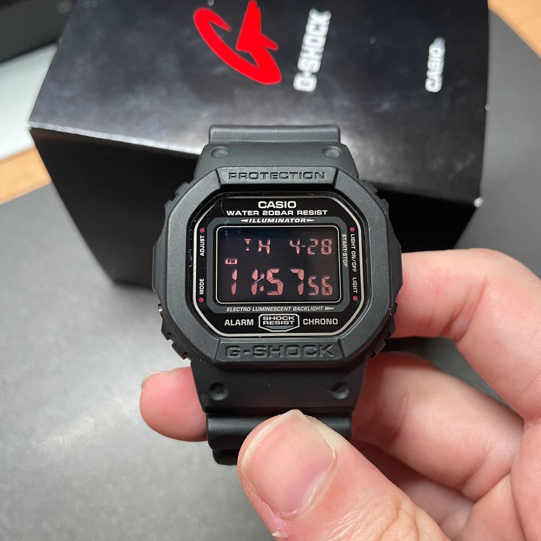 Casio G Shock DW 5600MS 1DR Sports Military Watch Men s Fashion