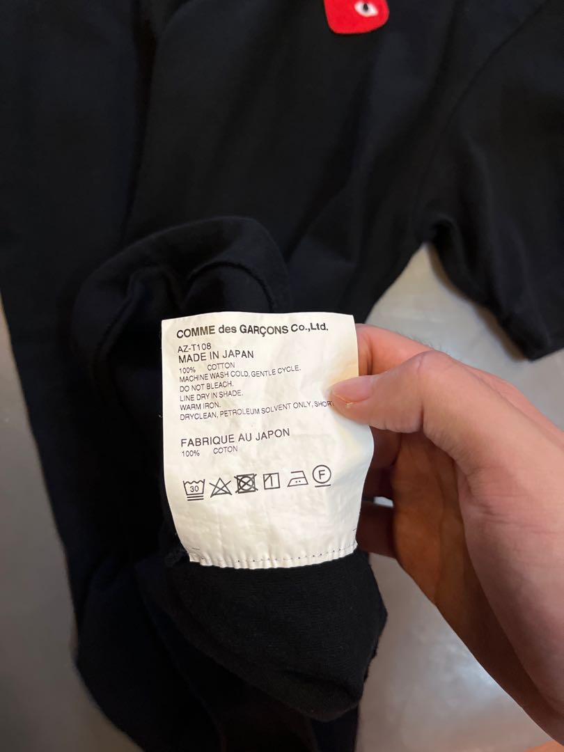cdg wash tag