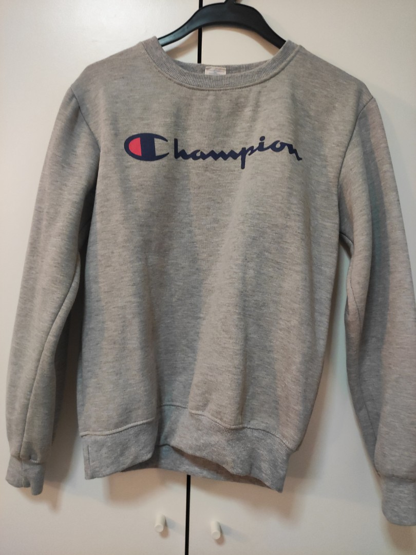 grey champion sweat shirt