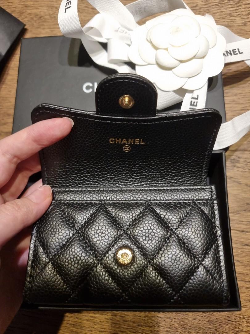 Chanel classic card holder GHW, Luxury, Bags & Wallets on Carousell