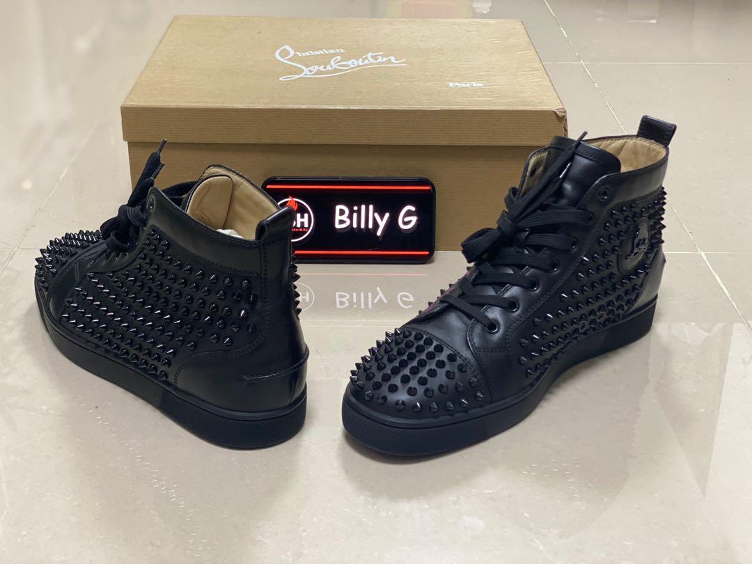 Louis flat hotsell calf spikes black