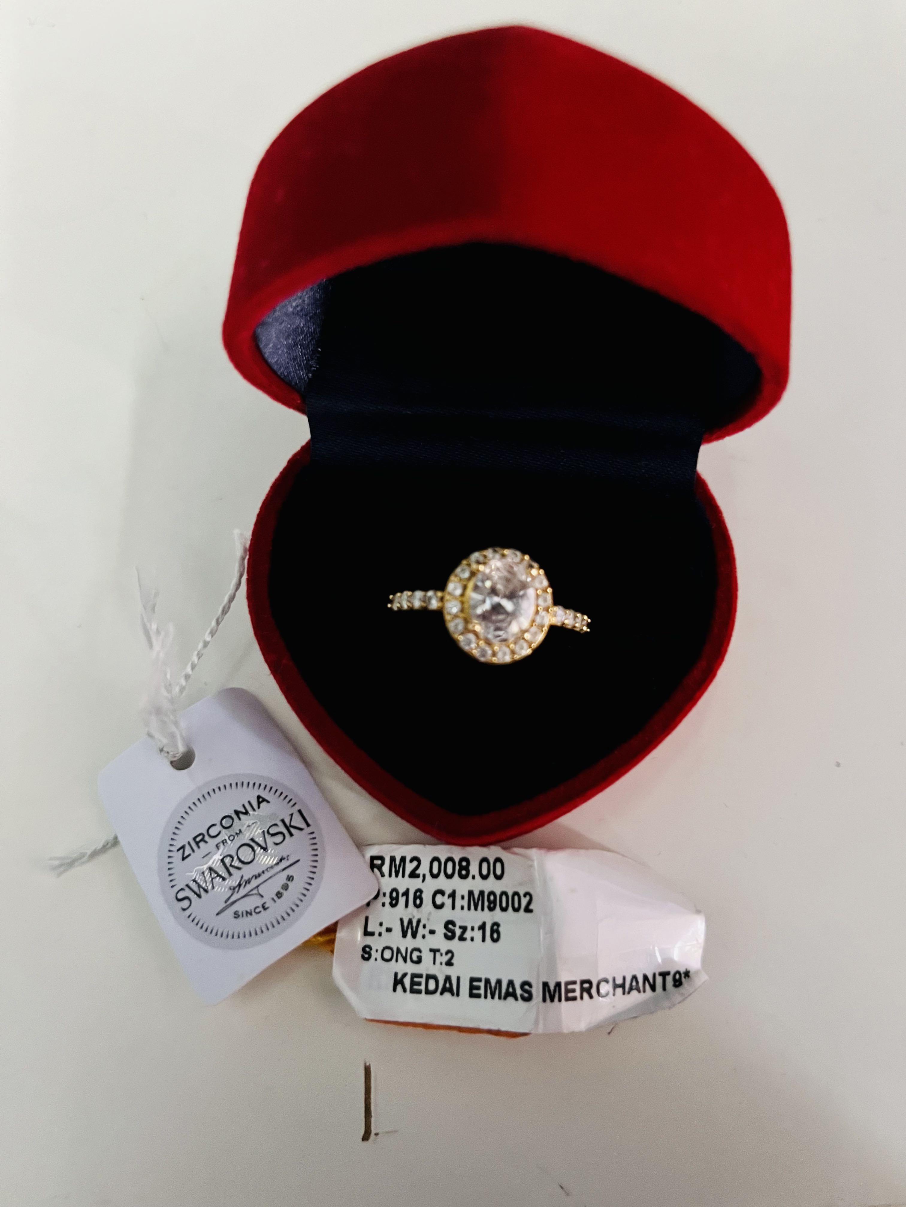 Swarovski store ring harga