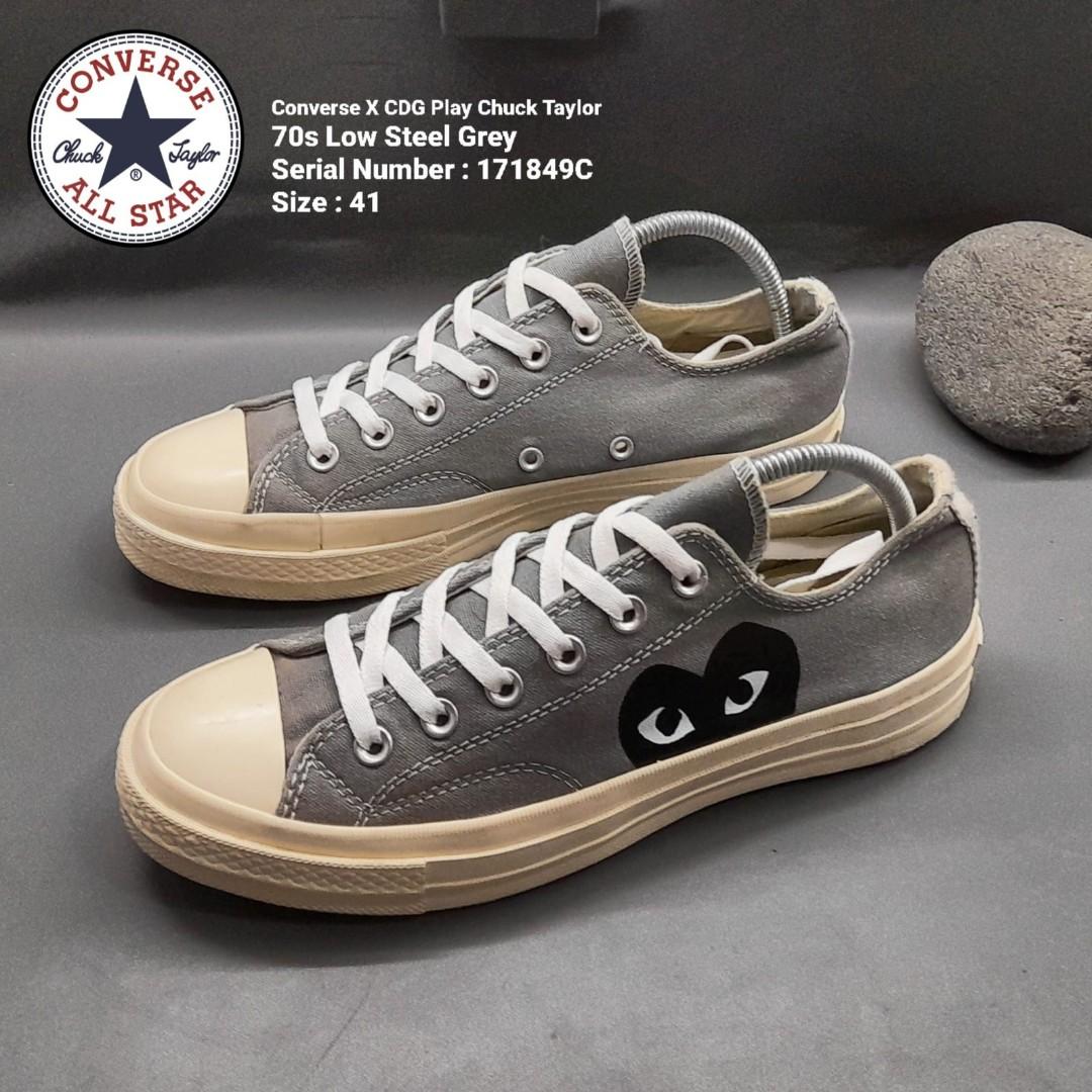 converse grey size 7