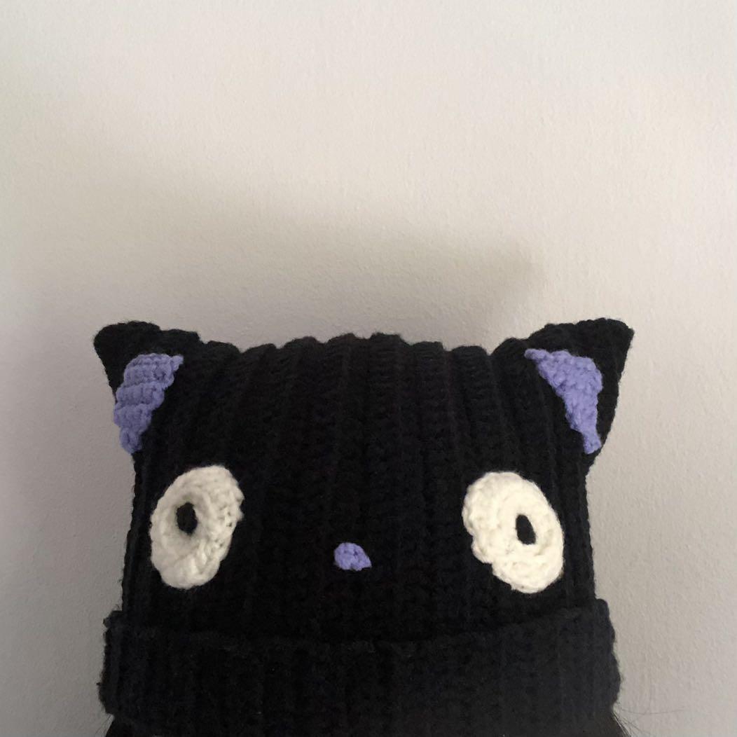 crochet chococat beanie sanrio, Women's 