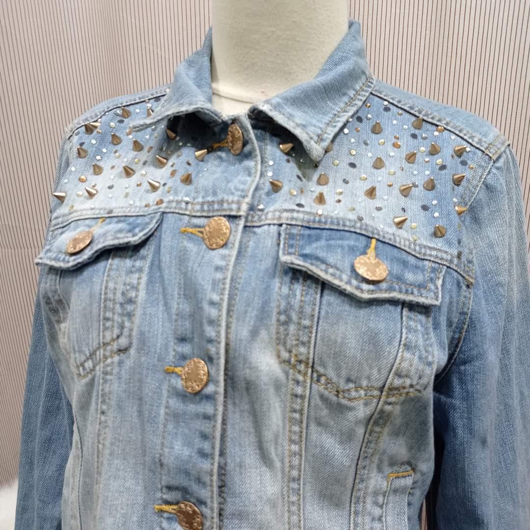 DENIM CO WOMAN'S DENIM JACKET, Fesyen 