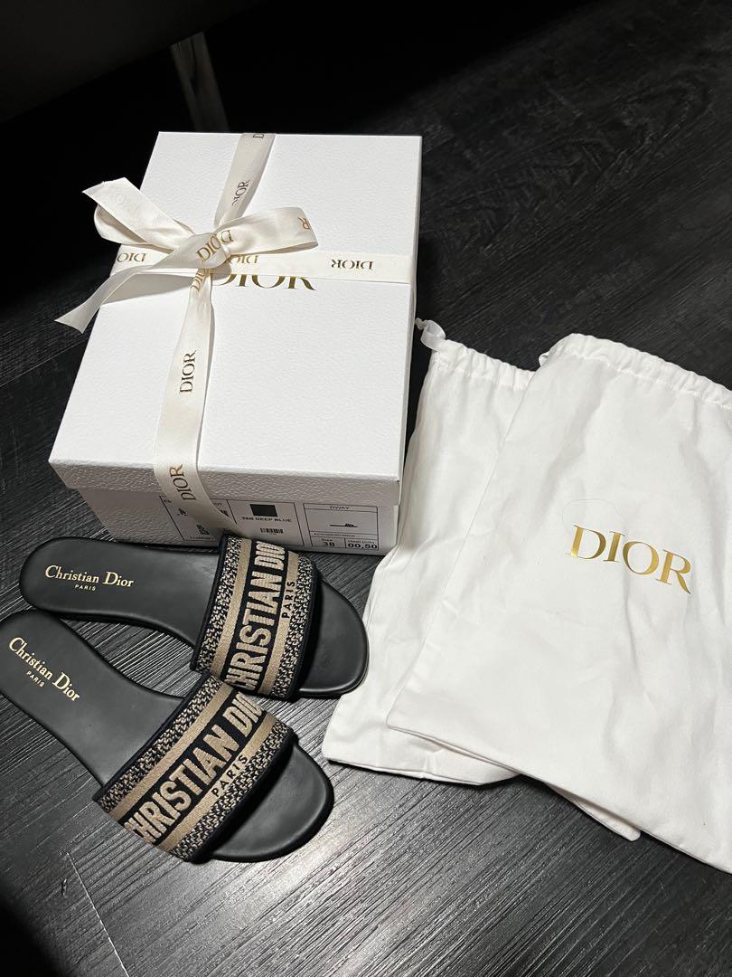 Dior Slides 38 Luxury Sneakers Footwear on Carousell