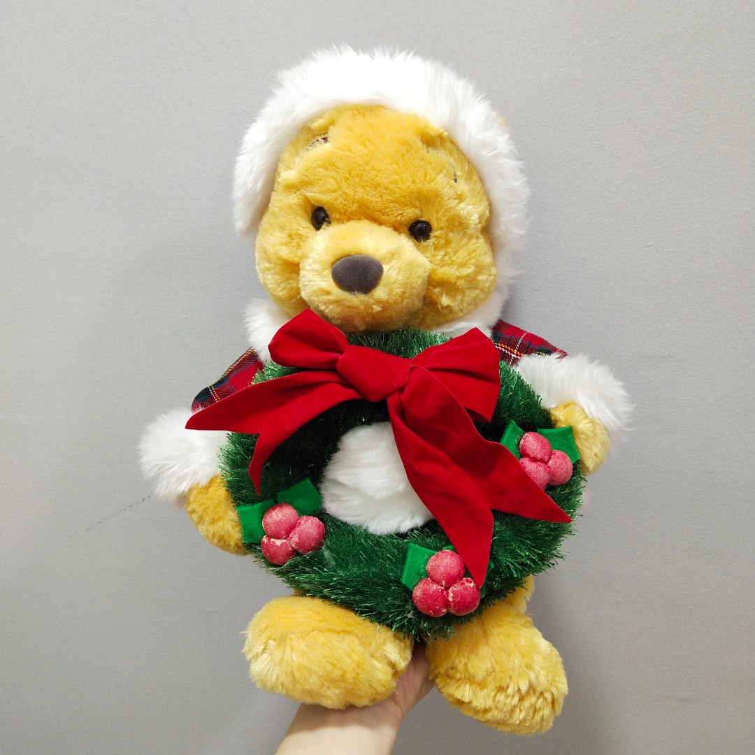Winnie the pooh christmas stuffed animal hotsell