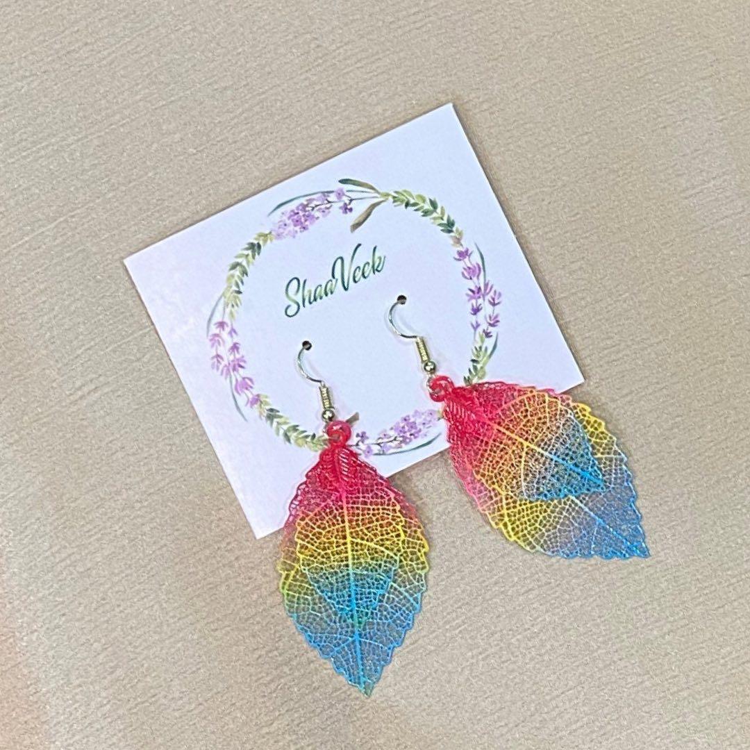 Double Leaf Earrings