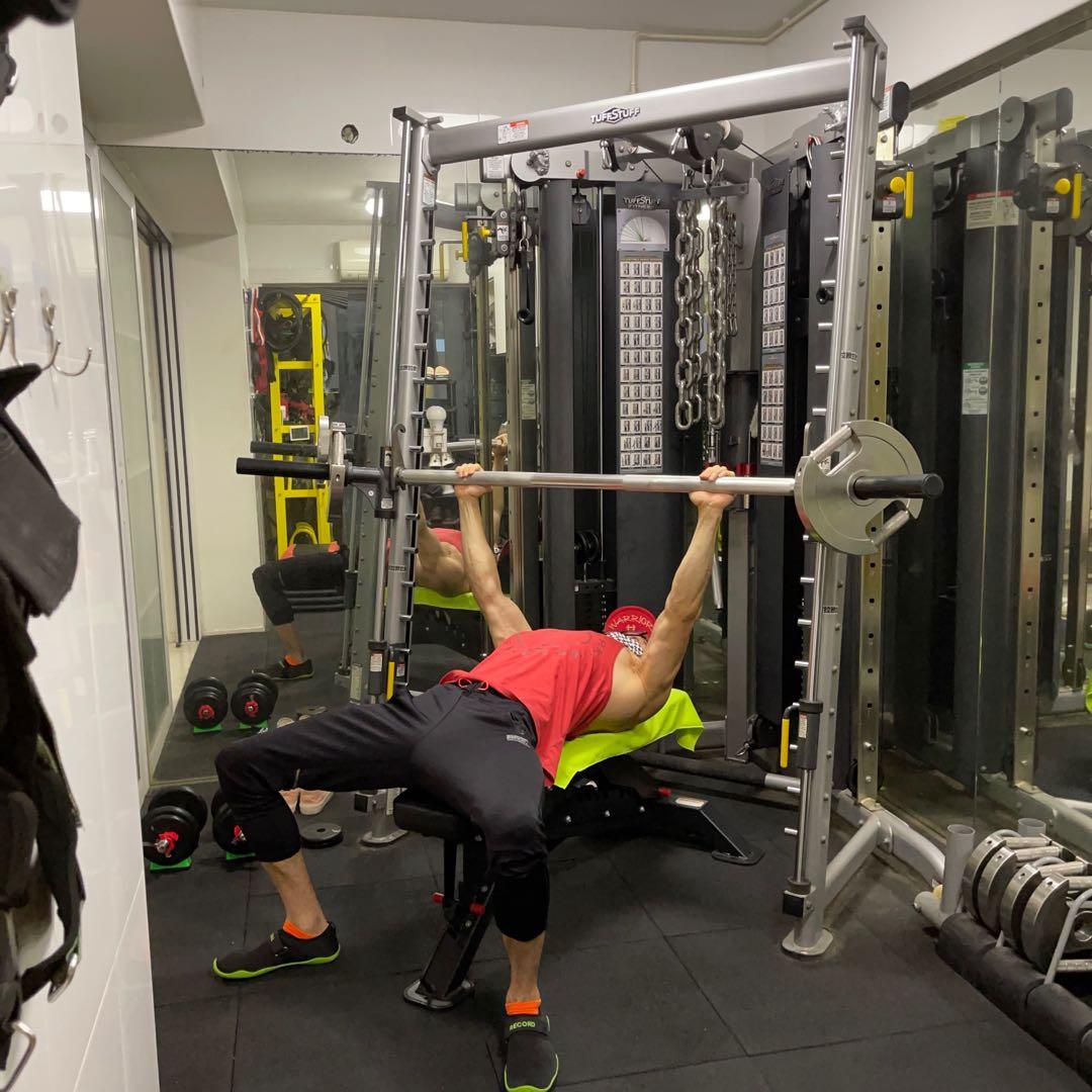 Corner gym equipment store
