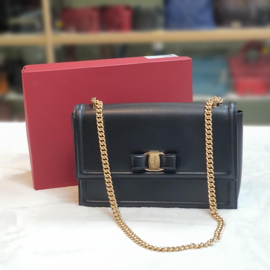 Ferragamo Ginny Shoulder Bag Luxury Bags Wallets on Carousell