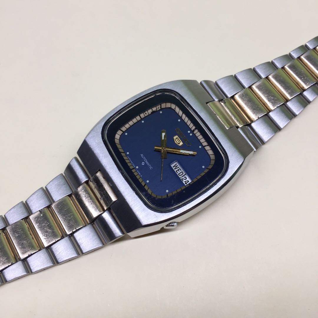 For Sale! 1980 Seiko 5 Automatic 6309-508A Two Tone TV Type Dial, Men's  Fashion, Watches & Accessories, Watches on Carousell
