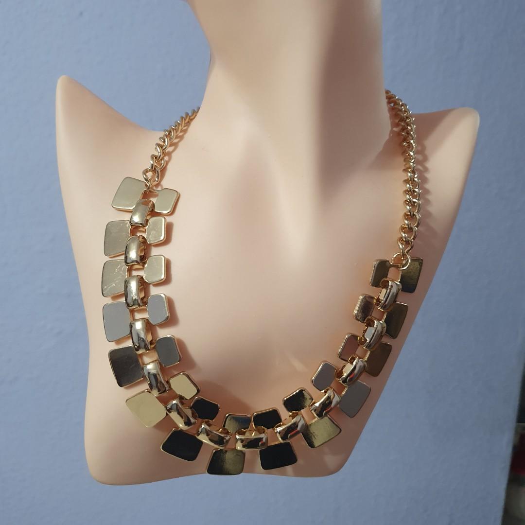 Chunky gold necklace forever 21 on sale