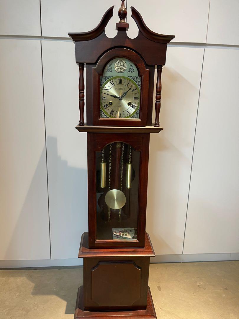 Fuji time old grandfather clock, Furniture & Home Living, Home Decor