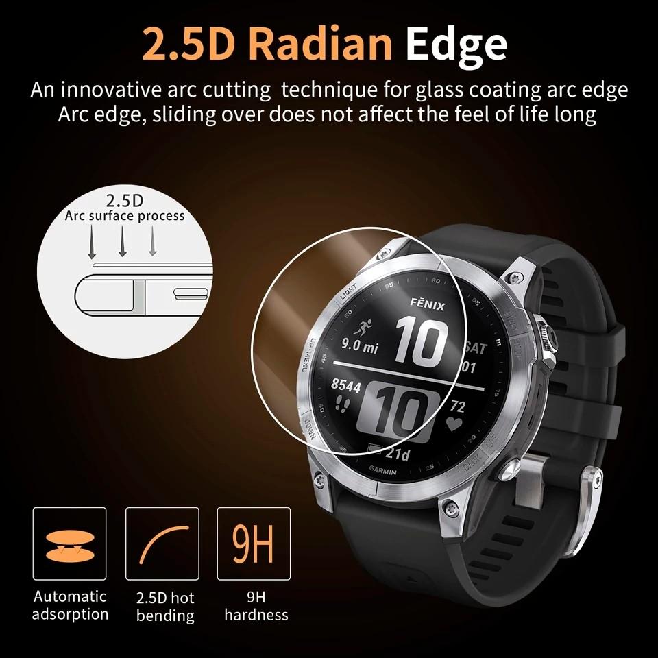 Garmin Forerunner 945 Fenix 7 9H Tempered Glass Screen Protector