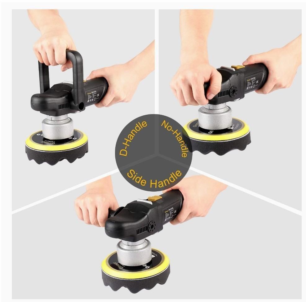 Ginour Polisher, 900W 6inch Variable Speed DualAction Random Orbit