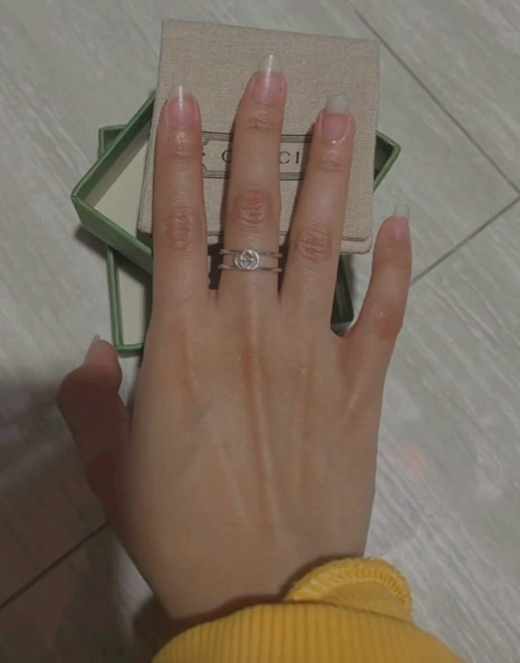 Interlocking g thin open 2024 band