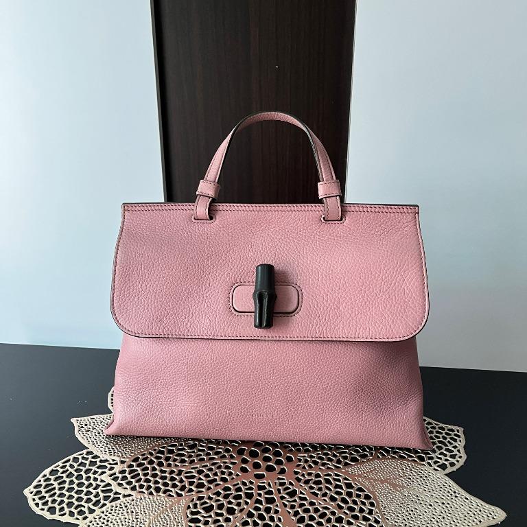 Gucci pink leather handbag outlet