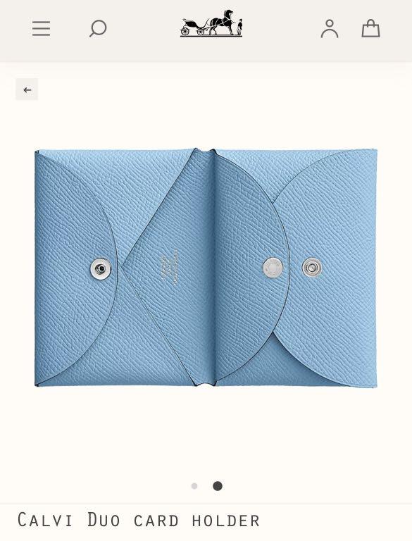 Hermès Calvi Duo vs. Calvi Card Holder - Is the Calvi Duo Worth The Extra  Money?