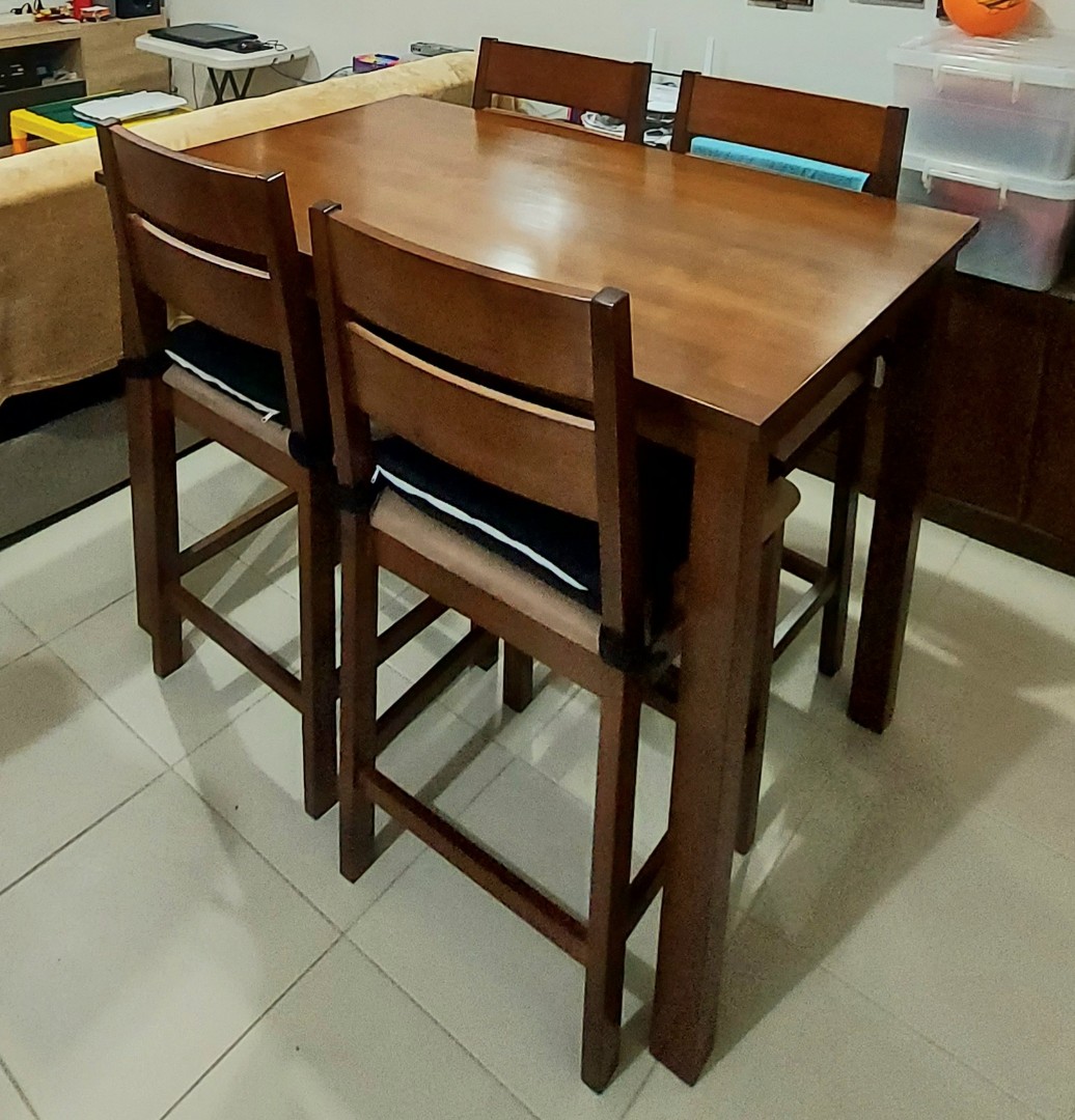 High Chair Dining Table Set, Furniture & Home Living, Furniture, Tables