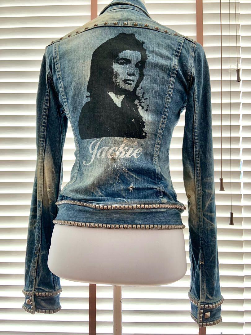 Hysteric Glamour Andy Warhol Studded Denim Jacket