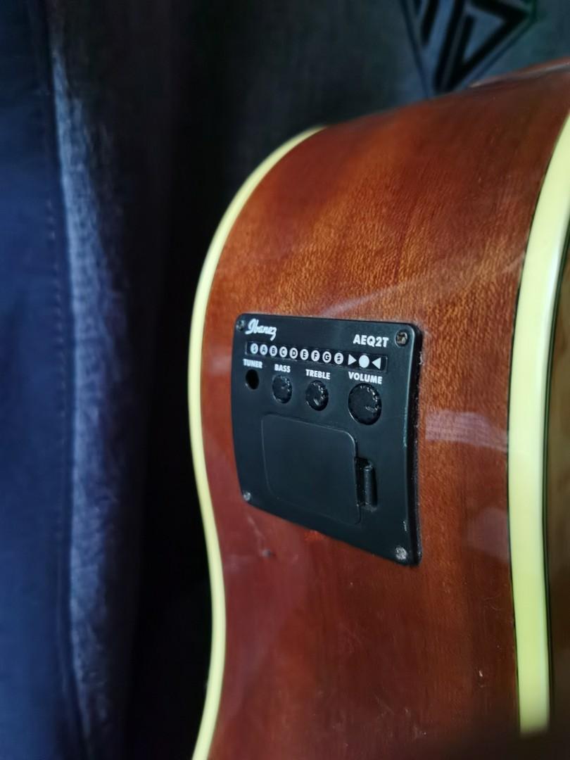 IbanezAEQ2T Guitar, Hobbies & Toys, Music & Media, Musical Instruments