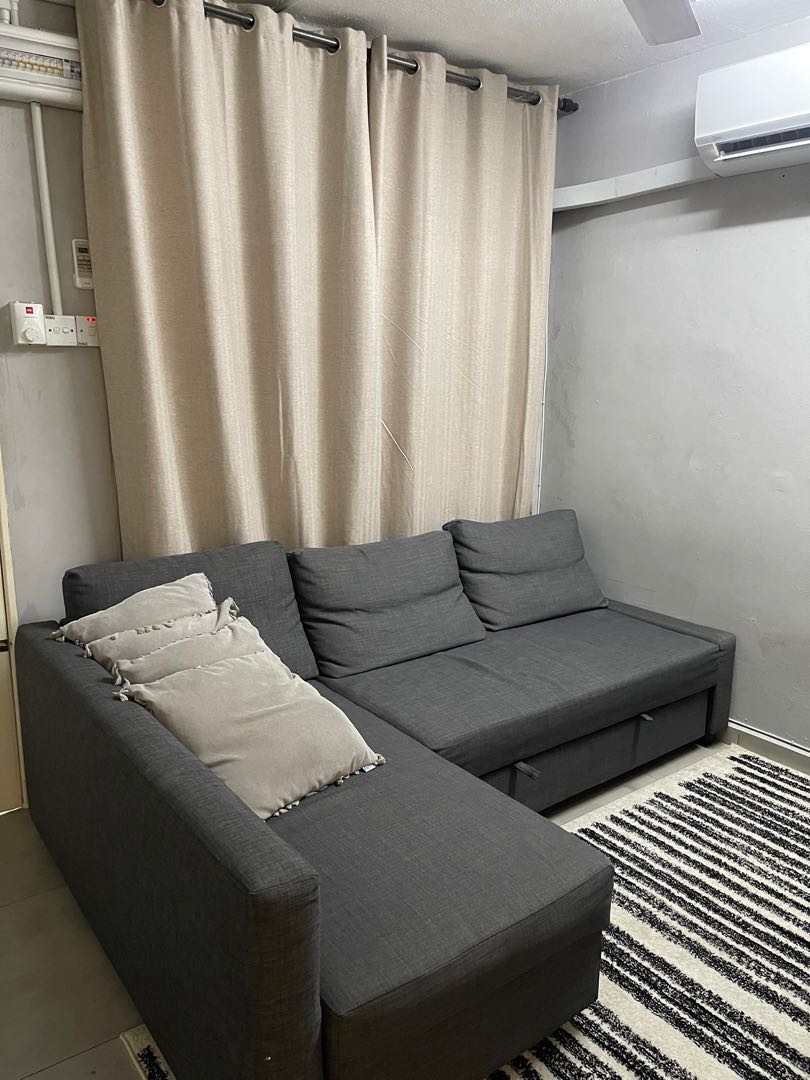 IKEA L SHAPE SOFA BED RM1800, Furniture & Home Living, Furniture, Sofas