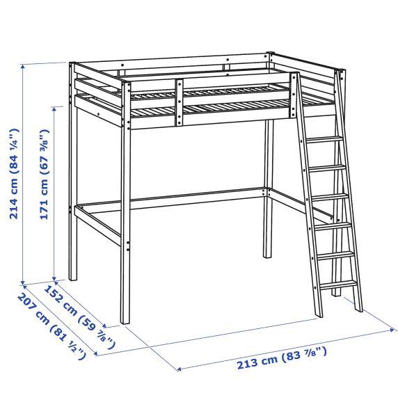 IKEA STORA LOFT BED, Furniture & Home Living, Furniture, Bed Frames