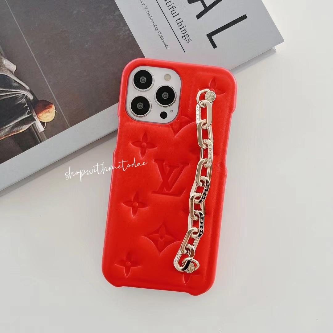 Pink LV Logo iPhone 11 Pro Max Clear Case