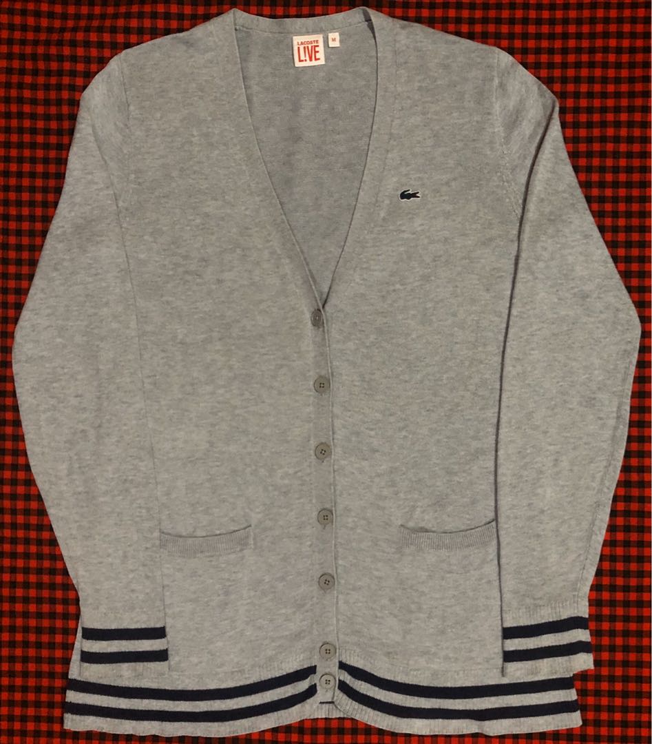 色々な色々なMade In Spain LACOSTE Acrylic Cardigan カーディガン