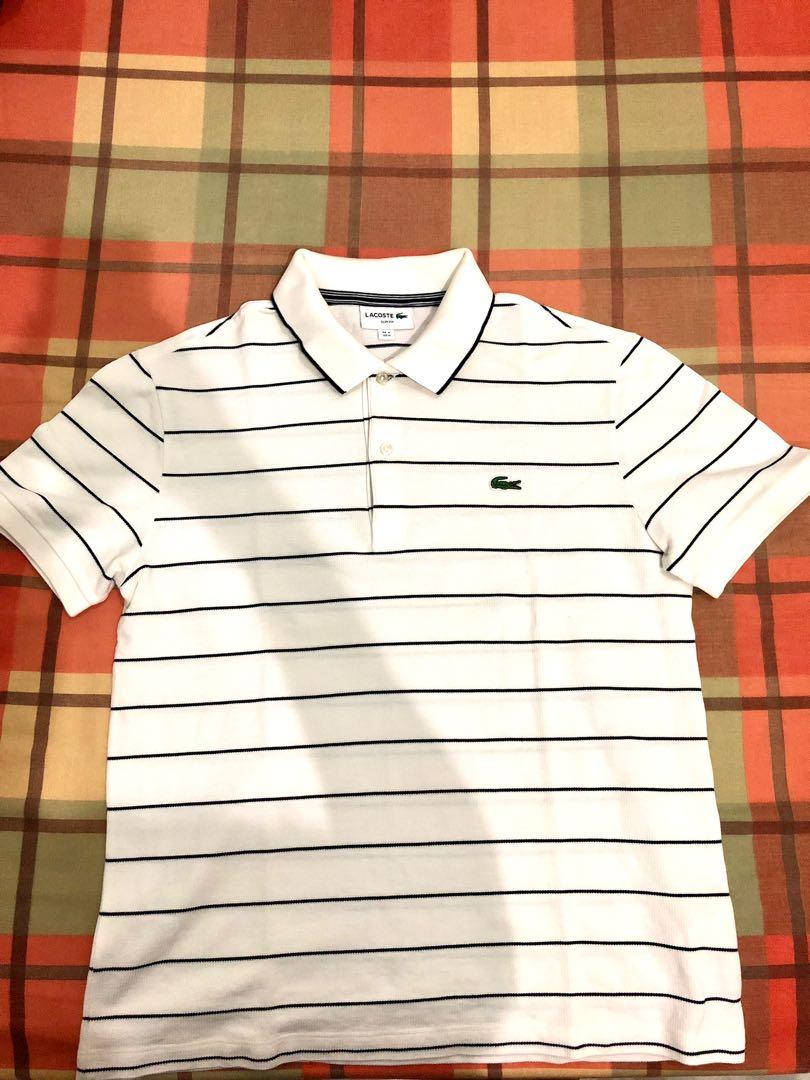 Lacoste White Shirt - Size 4 / M 