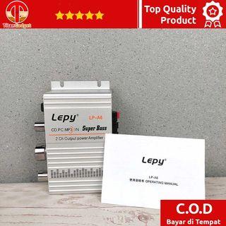 Lepy HiFi Mini Stereo Amplifier Treble Bass Booster 2A 12V - LP-A6 TitanGadget