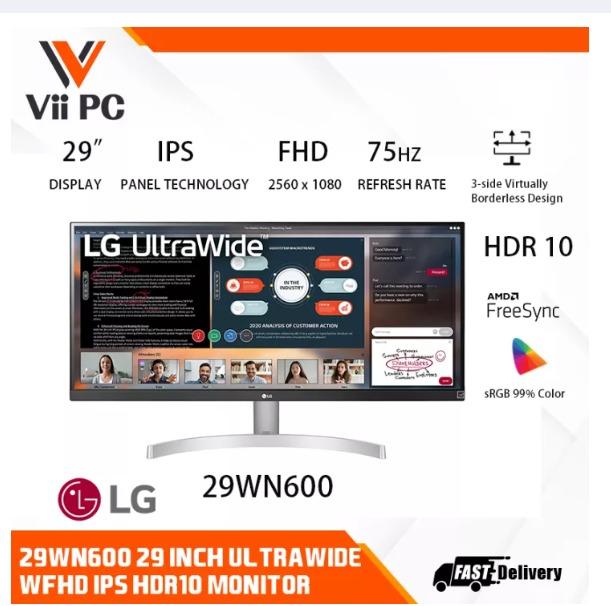 Monitor LG UltraWide 29WQ600-W 29 WFHD 2560 x 1080 IPS HDR10 LG