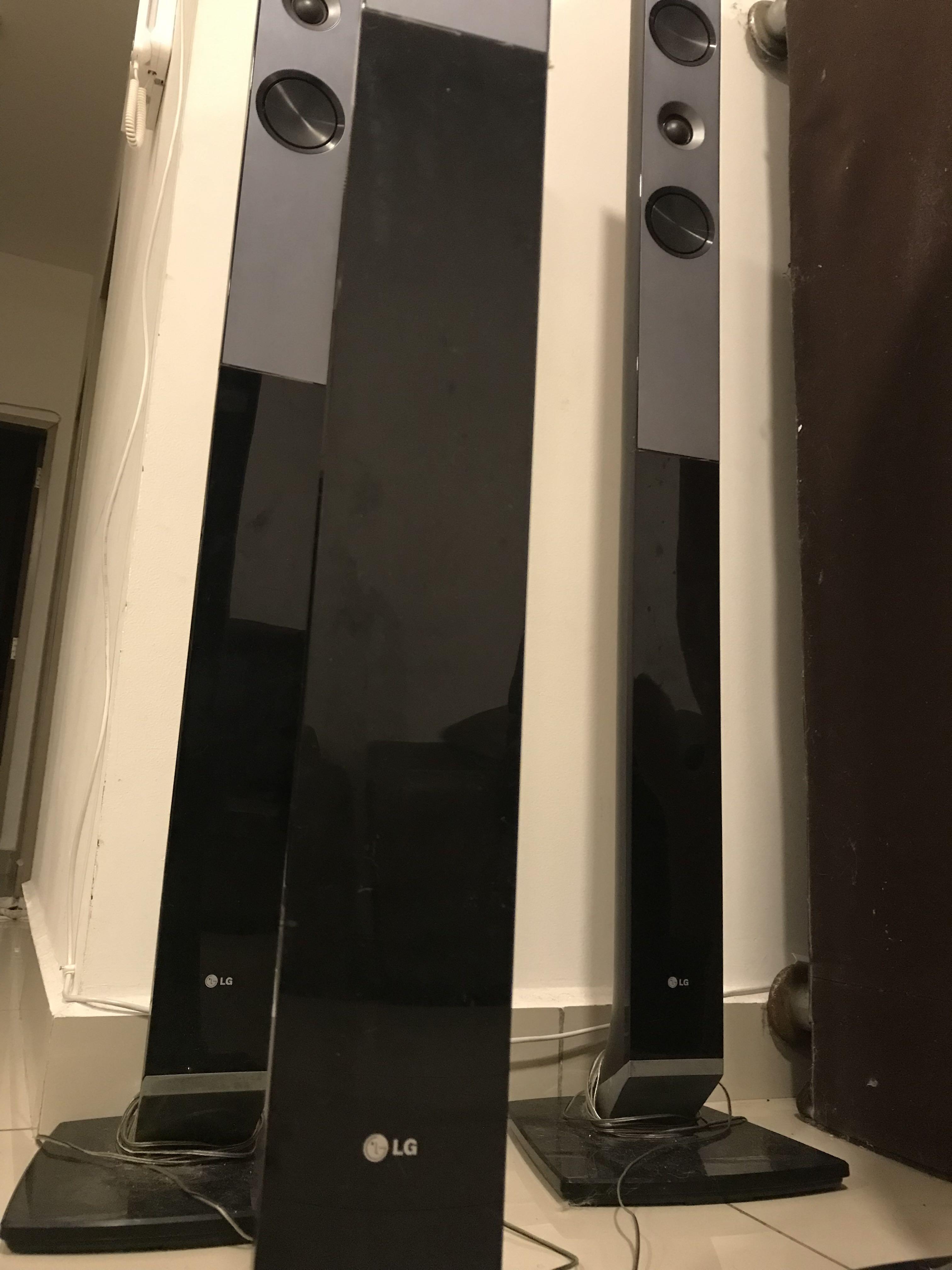 LG Surround Sound Speakers (full set), Audio, Soundbars, Speakers