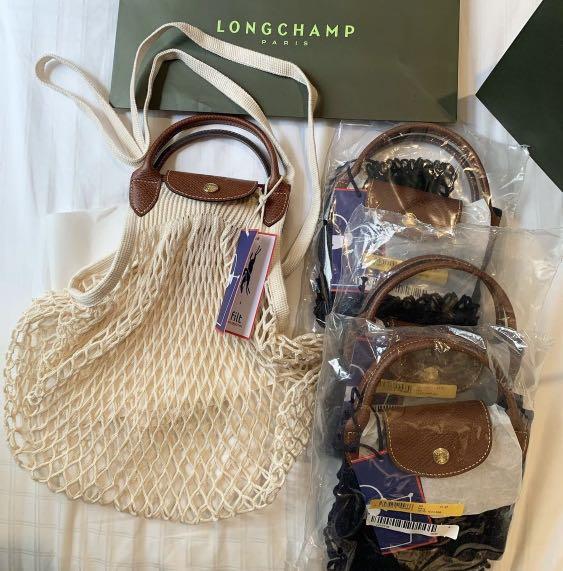 Longchamp LE PLIAGE FILET (net bag), Women's Fashion, Bags