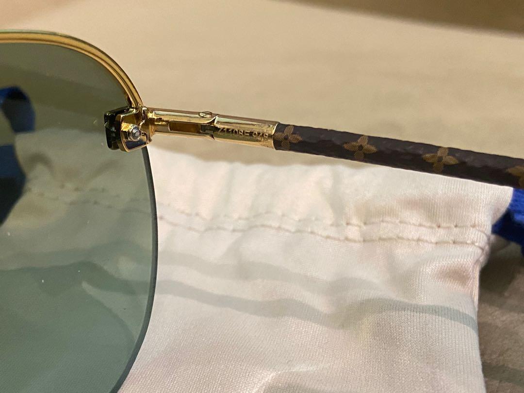 Louis Vuitton Clockwise Canvas Aviator Sunglasses - Black Sunglasses,  Accessories - LOU770117