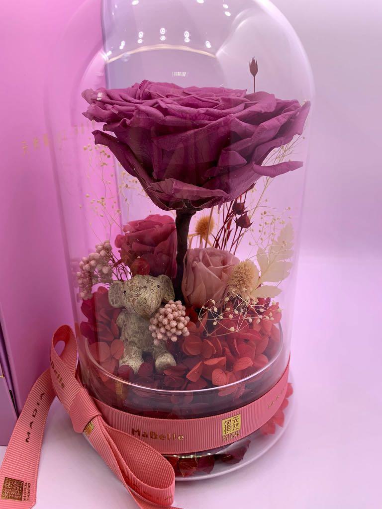 母親節禮物mabelle 天然鑽diy 永生花家居裝飾 1 大象公仔 傢俬 家居 家居裝飾 家居裝飾 其他 Carousell