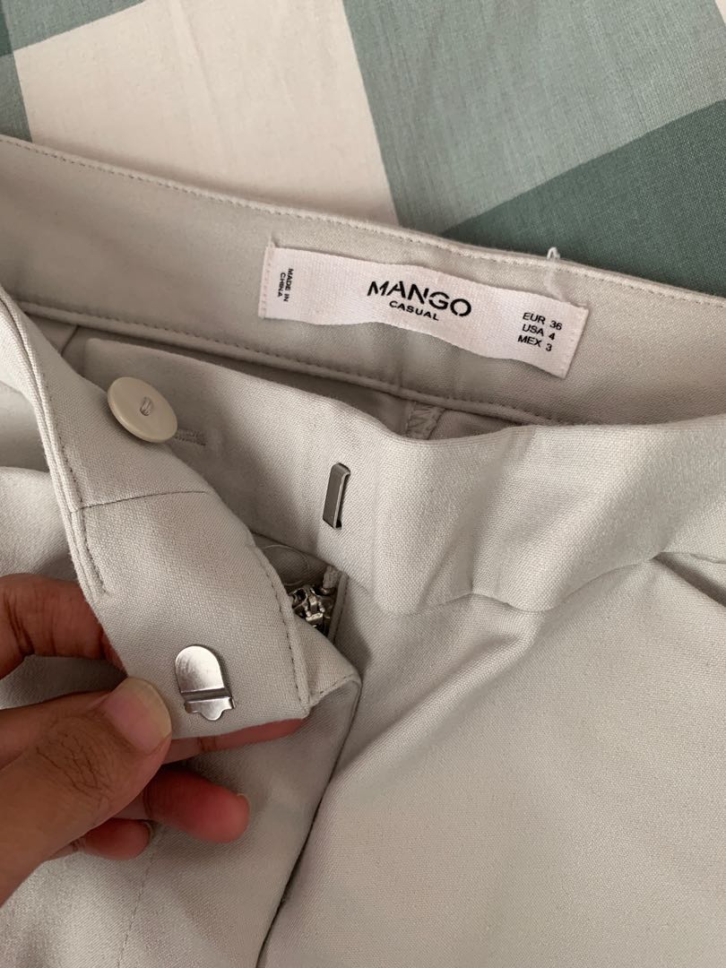 Mango Slim Fit Trousers, Fesyen Wanita 