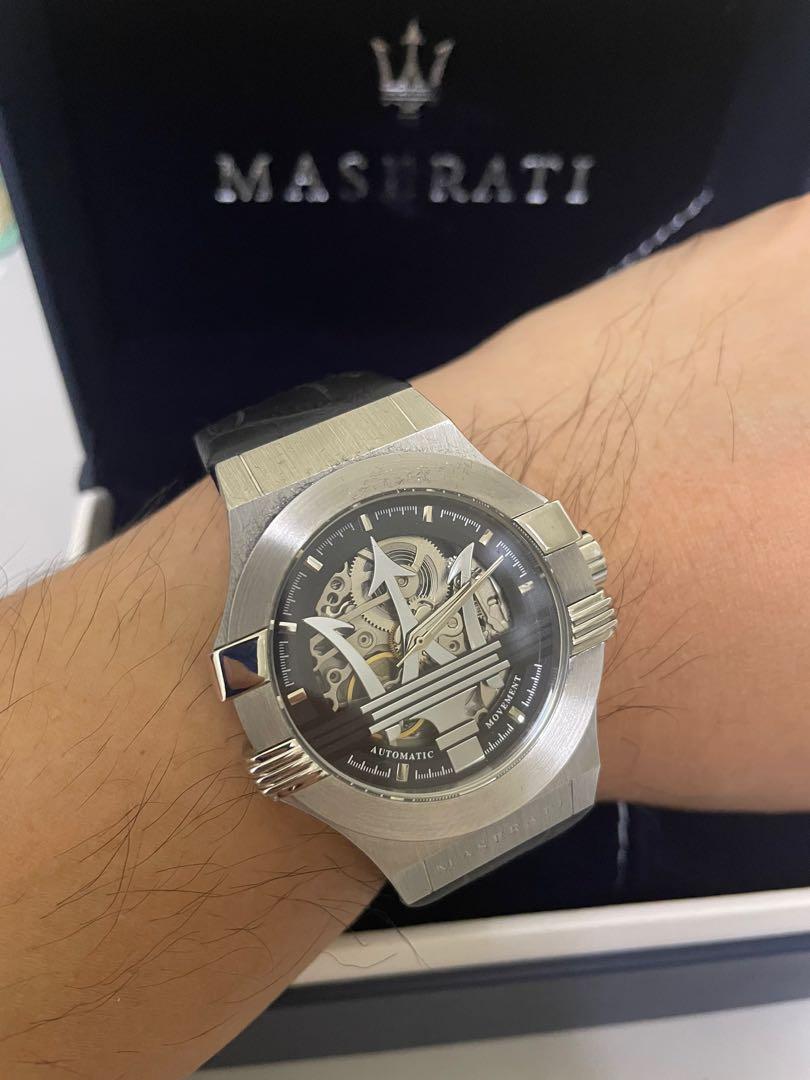 Maserati Men s R8821108001 Analog Display Quartz Black Watch