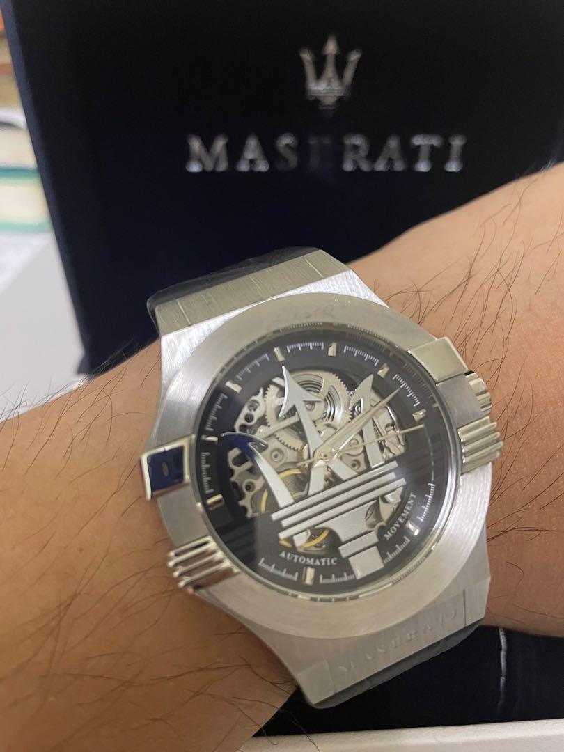 Maserati Men s R8821108001 Analog Display Quartz Black Watch