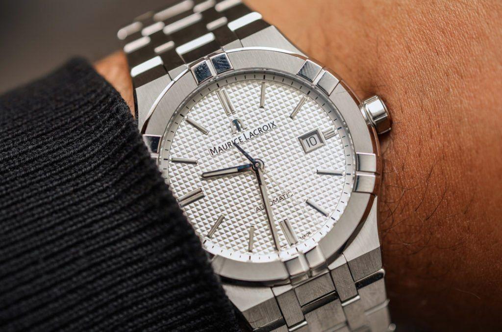Maurice lacroix aikon automatic white outlet