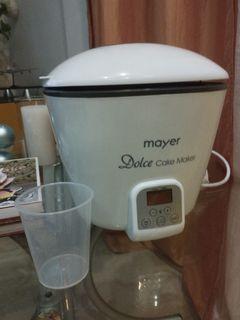 Mayer Dolce Cake Maker Bread Maker Fast Deal Slightly Nego