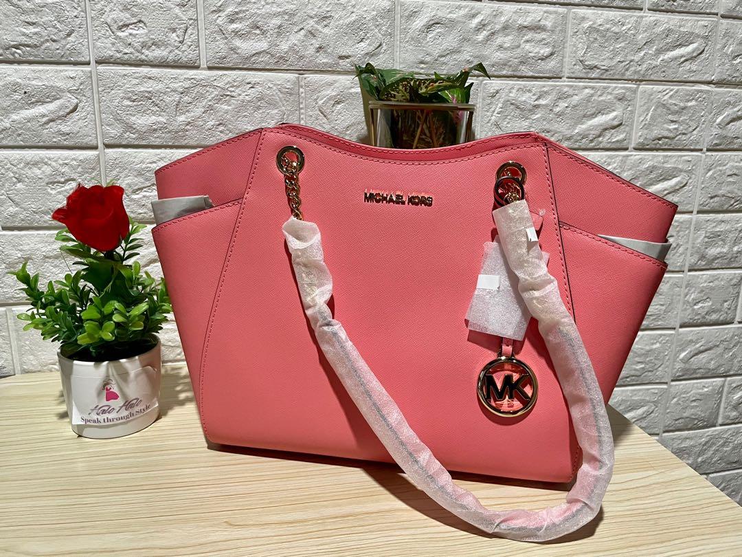 Michael kors pink grapefruit bag clearance