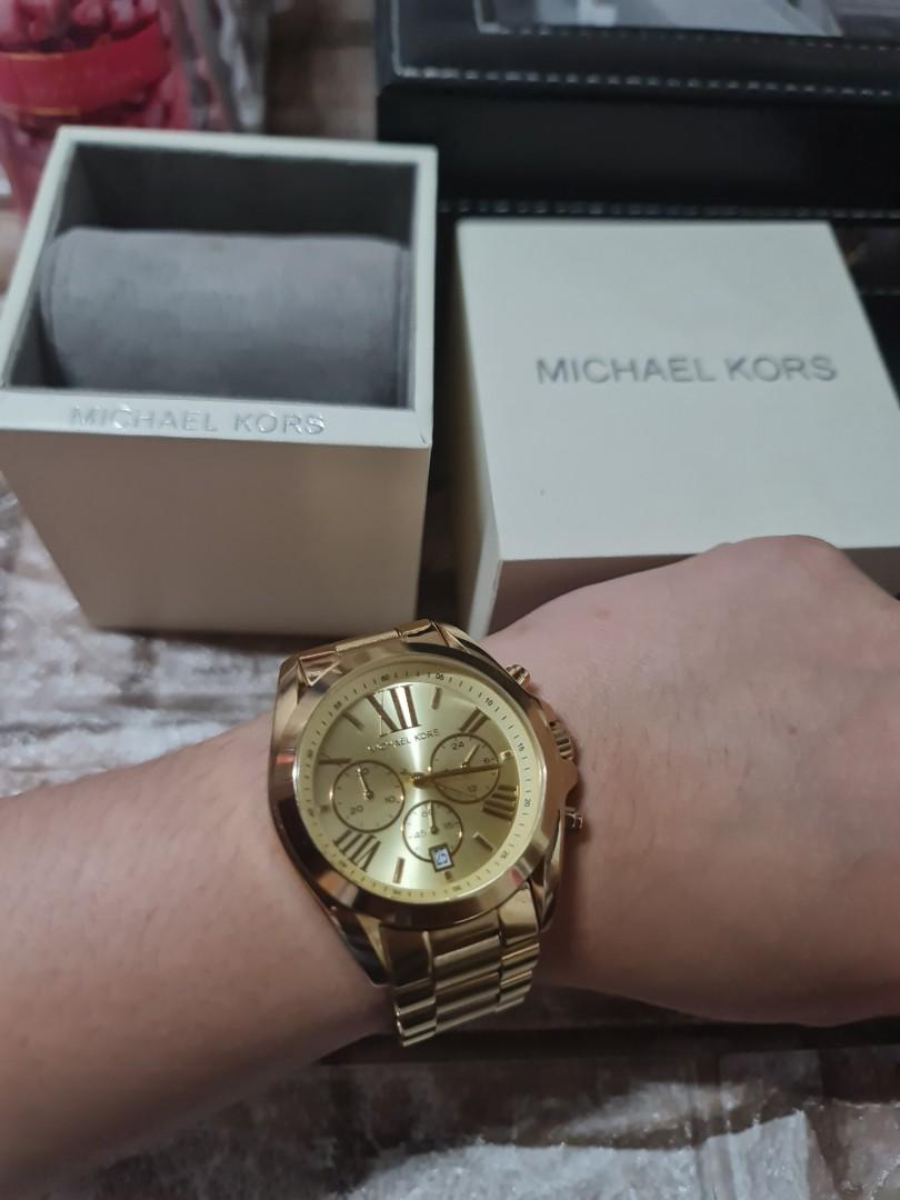 Big face michael kors watch sales