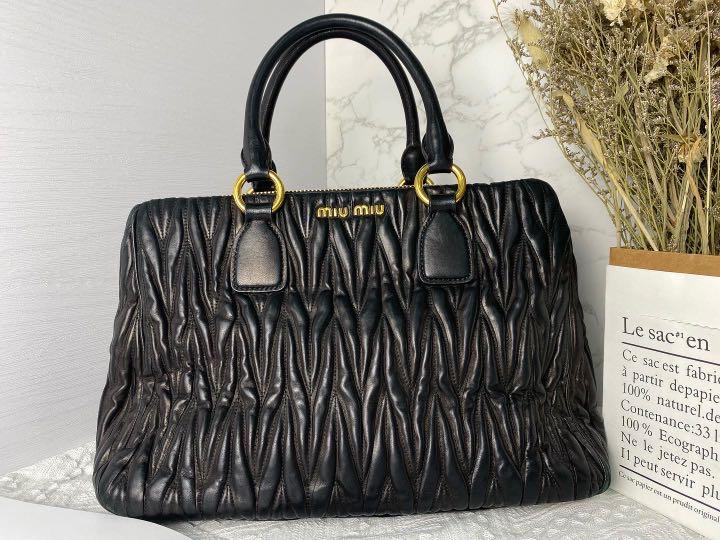Miumiu Matelasse Tote Bag, Luxury, Bags Wallets on Carousell