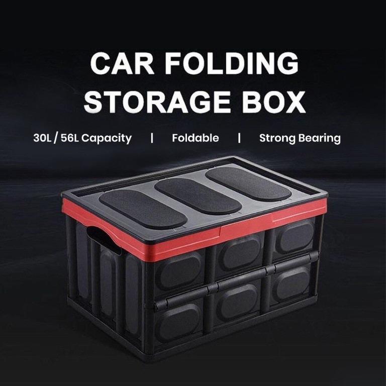 Multipurpose Container Foldable Car Trunk Boot Organizer Vehicle Trunk  Plastic Storage box trap, Auto Accessories on Carousell