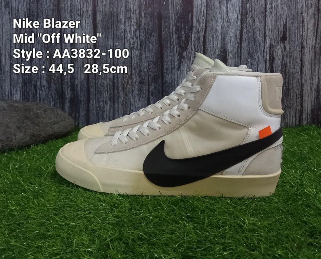 nike air blazer mid off white